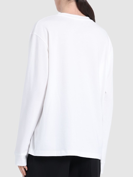 The Row Ciles long sleeve cotton jersey t-shirt