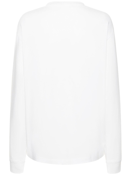 The Row Ciles long sleeve cotton jersey t-shirt