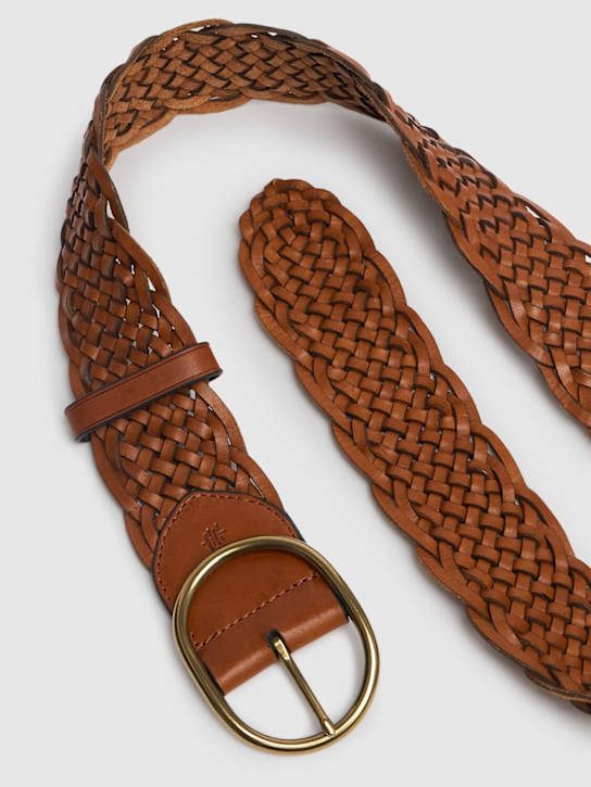Dragon Diffusion Oval buckle woven leather belt 3 Dragon Diffusion Oval buckle woven leather belt