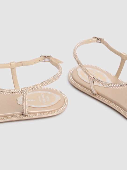 René Caovilla 10mm Embellished satin thong sandals 9 René Caovilla 10mm Embellished satin thong sandals