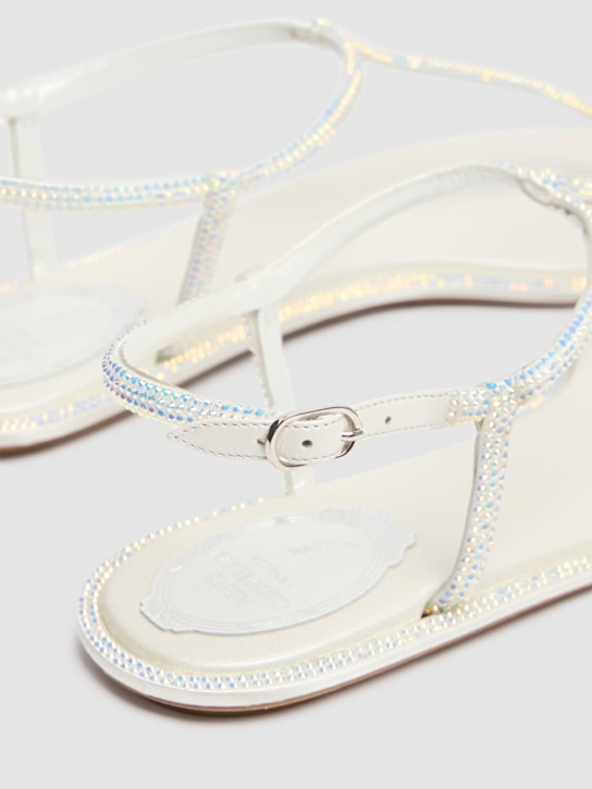 René Caovilla 10mm Embellished satin thong sandals 4 René Caovilla 10mm Embellished satin thong sandals