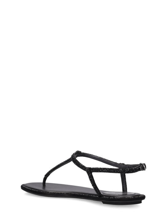 René Caovilla 10mm Embellished satin thong sandals 8 René Caovilla 10mm Embellished satin thong sandals