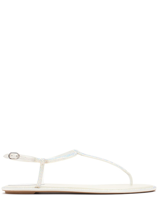 René Caovilla 10mm Embellished satin thong sandals 10 René Caovilla 10mm Embellished satin thong sandals