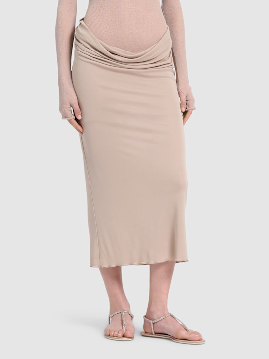 René Caovilla 10mm Embellished satin thong sandals