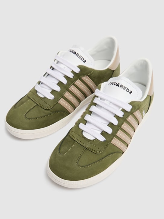 Dsquared2 Lace-up suede sneakers w/logo