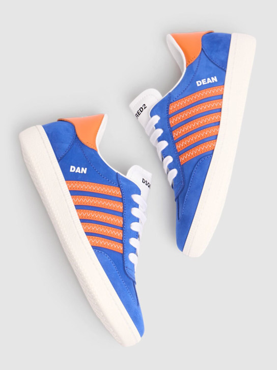 Dsquared2 Lace-up suede sneakers w/logo