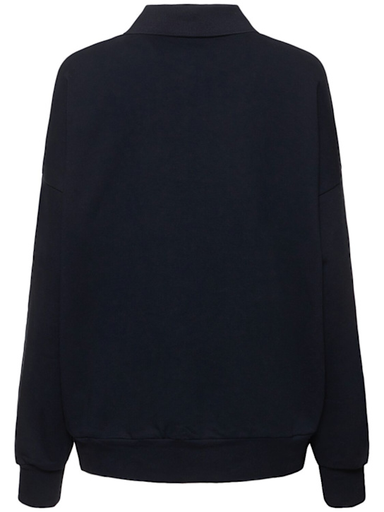 The Row Corzas cotton jersey polo sweatshirt 5 The Row Corzas cotton jersey polo sweatshirt