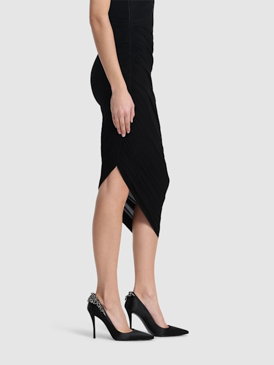 Roger Vivier 100mm Flowers satin pumps