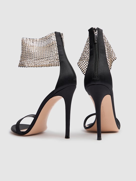 Gianvito Rossi 105mm Satin & crystal sandals 5 Gianvito Rossi 105mm Satin & crystal sandals