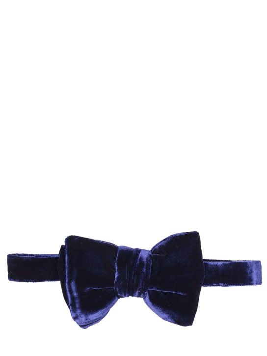 Tom Ford Viscose blend fluid velvet bowtie