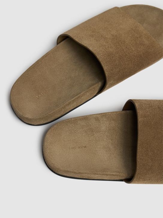The Row Hugh leather flat slides 5 The Row Hugh leather flat slides