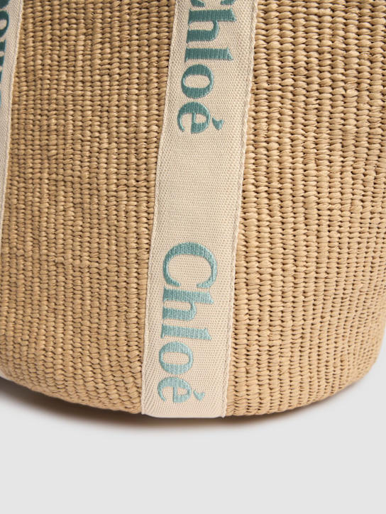 Chloé Large Woody raffia tote bag 5 Chloé Large Woody raffia tote bag