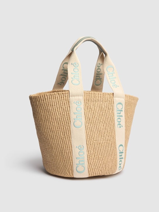 Chloé Large Woody raffia tote bag 6 Chloé Large Woody raffia tote bag
