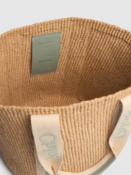 Chloé Large Woody raffia tote bag 7 Chloé Large Woody raffia tote bag