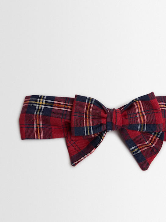 Monnalisa Cotton blend headband w/ bow appliqué