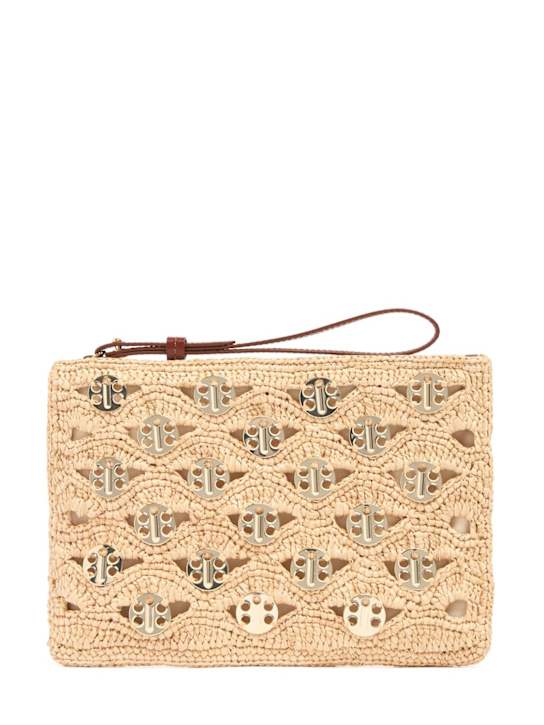 Rabanne Raffia pouch