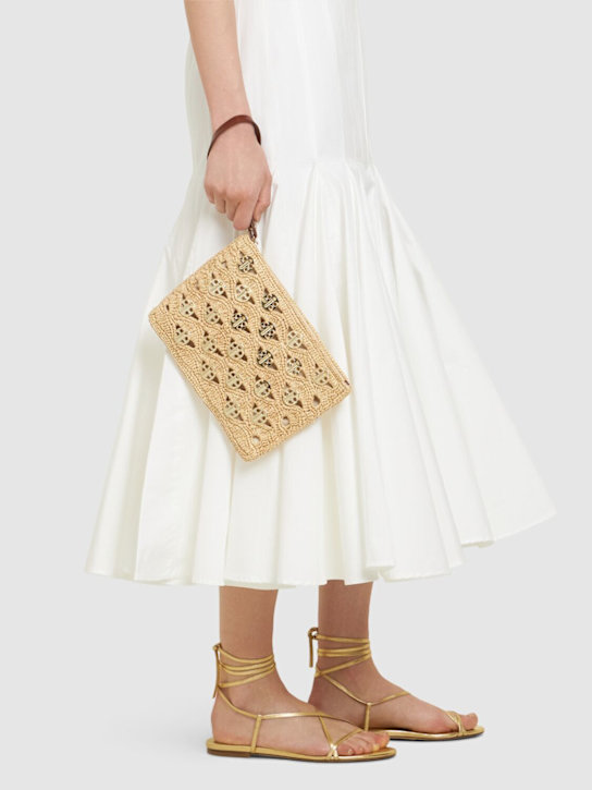 Rabanne Raffia pouch