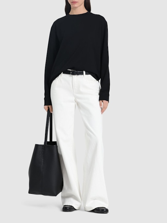 The Row Ciles long sleeve cotton jersey t-shirt