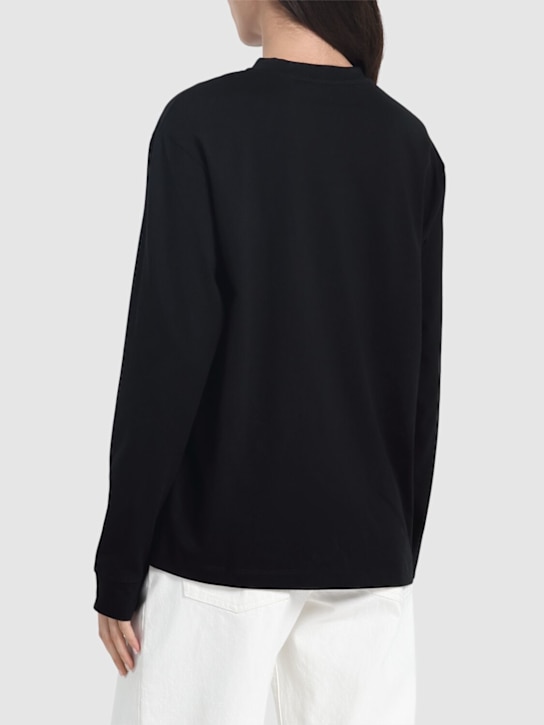 The Row Ciles long sleeve cotton jersey t-shirt