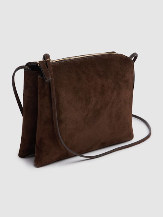 The Row Nu mini Twin suede shoulder bag 3 The Row Nu mini Twin suede shoulder bag