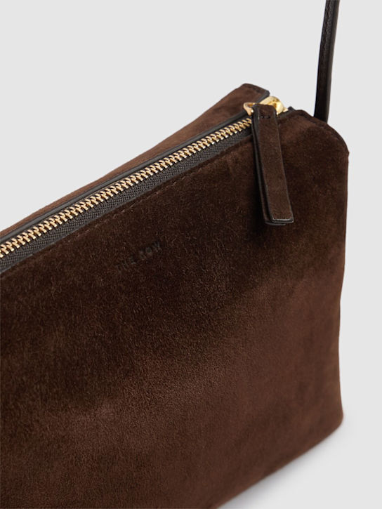 The Row Nu mini Twin suede shoulder bag 4 The Row Nu mini Twin suede shoulder bag