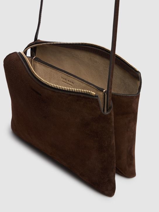 The Row Nu mini Twin suede shoulder bag 6 The Row Nu mini Twin suede shoulder bag