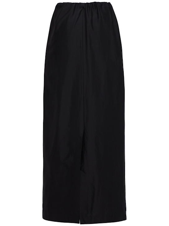 The Row Saul cotton & silk long skirt