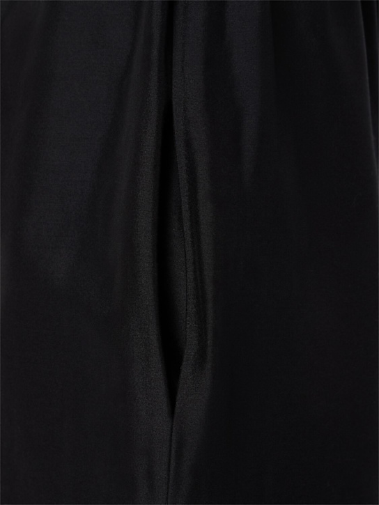 The Row Saul cotton & silk long skirt