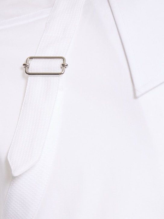 McQueen Harness stretch cotton poplin shirt 4 McQueen Harness stretch cotton poplin shirt