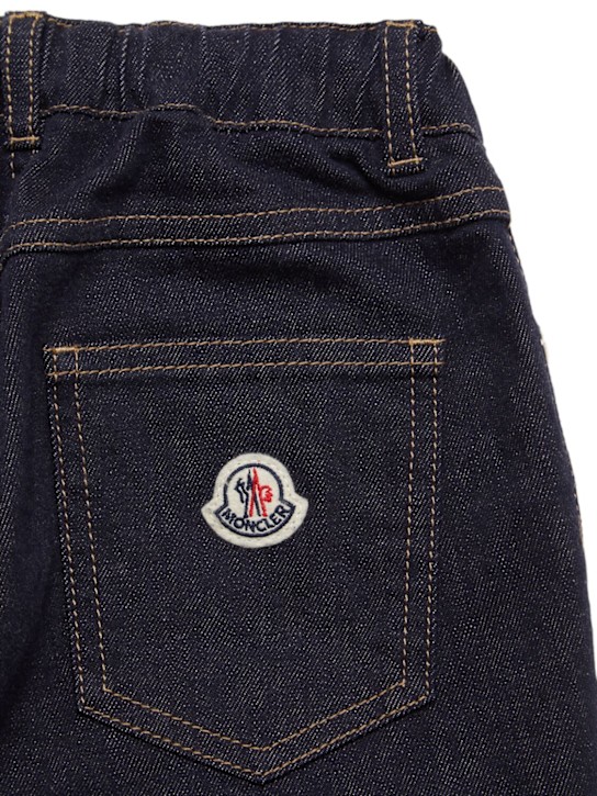 Moncler Cotton blend denim straight leg jeans