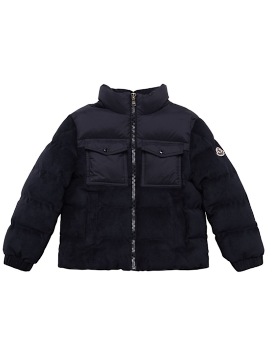 Moncler Camul velvet tech down jacket