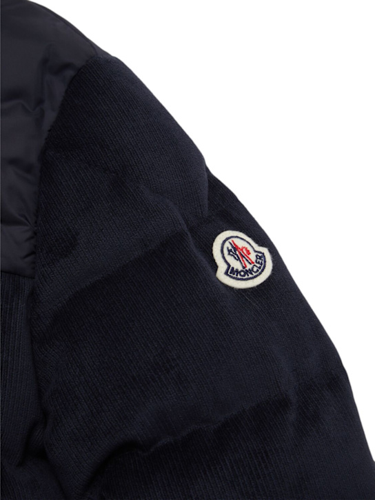 Moncler Camul velvet tech down jacket
