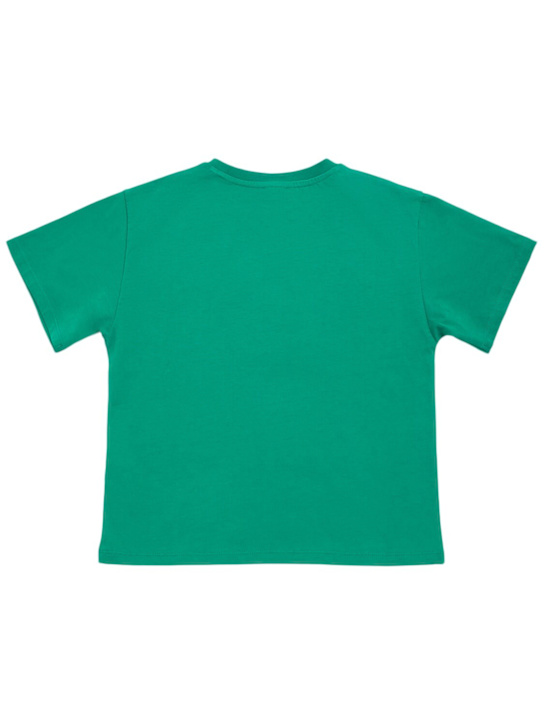 Kenzo Kids Printed cotton jersey t-shirt