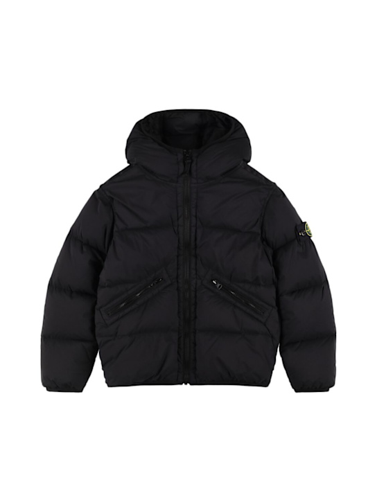 Stone Island Junior Hooded nylon down jacket 4 Stone Island Junior Hooded nylon down jacket