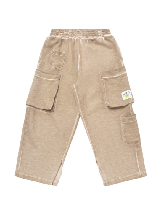 MM6 Maison Margiela Brushed cotton cargo sweatpants