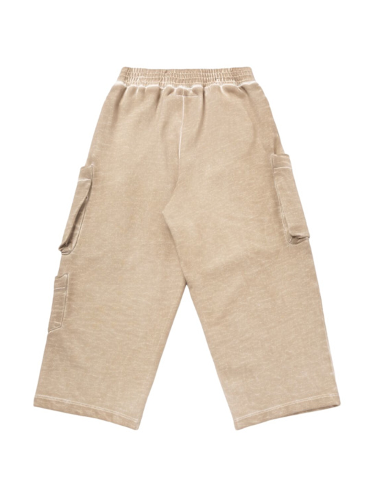 MM6 Maison Margiela Brushed cotton cargo sweatpants 3 MM6 Maison Margiela Brushed cotton cargo sweatpants