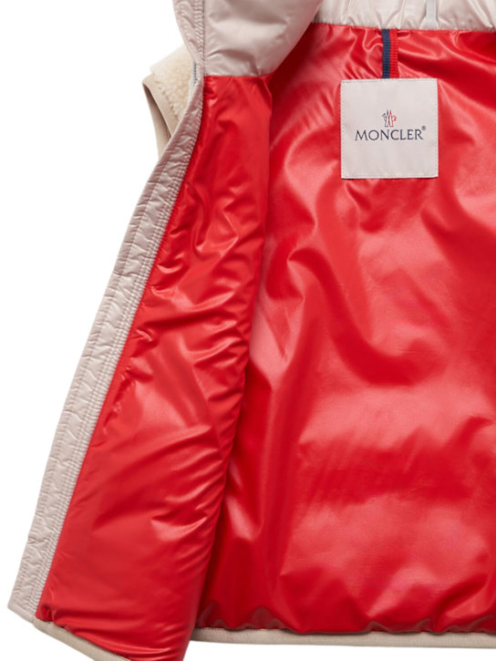 Moncler Orin tech teddy down vest