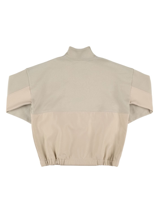 Dolce&Gabbana Embossed cotton blend sweatshirt