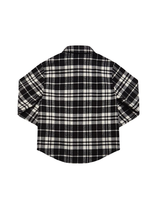 Moncler Checked cotton shirt w/ pocket