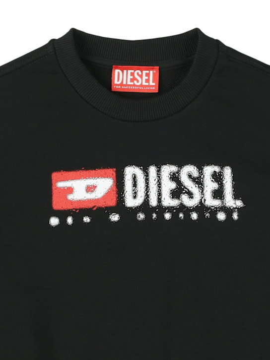 Diesel Kids Cotton blend crewneck sweatshirt w/logo 8 Diesel Kids Cotton blend crewneck sweatshirt w/logo