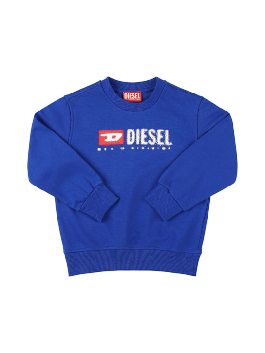 Diesel Kids Cotton blend crewneck sweatshirt w/logo 4 Diesel Kids Cotton blend crewneck sweatshirt w/logo