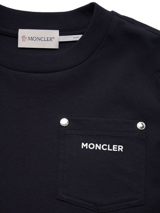 Moncler Logo cotton l/s t-shirt w/ pocket