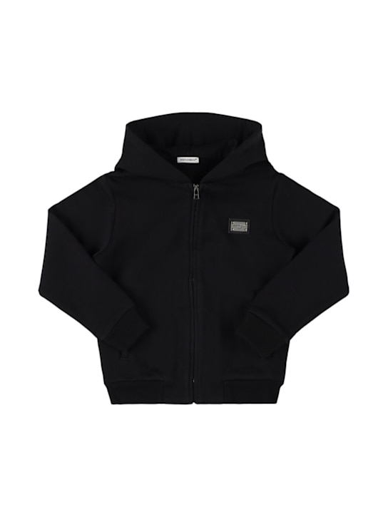 Dolce&Gabbana Cotton zip sweatshirt