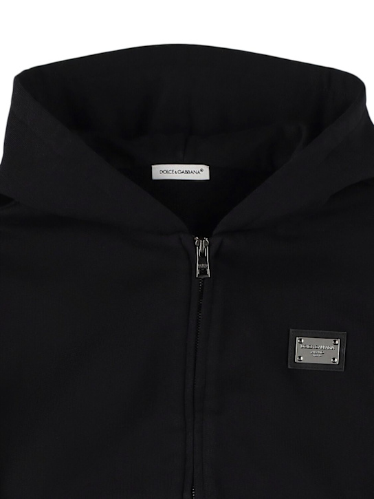 Dolce&Gabbana Cotton zip sweatshirt