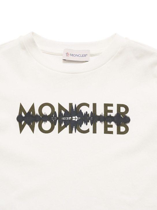 Moncler Logo motif l/s cotton t-shirt