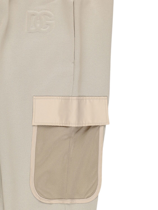 Dolce&Gabbana Cotton blend cargo sweatpants