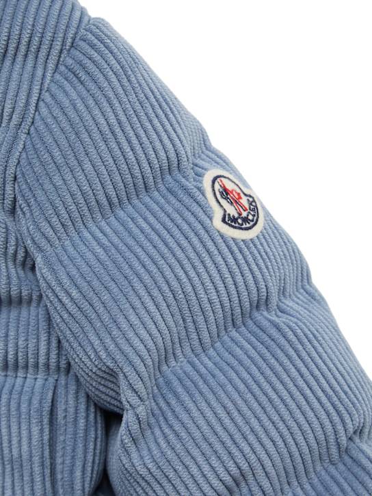 Moncler Puki hooded corduroy down jacket