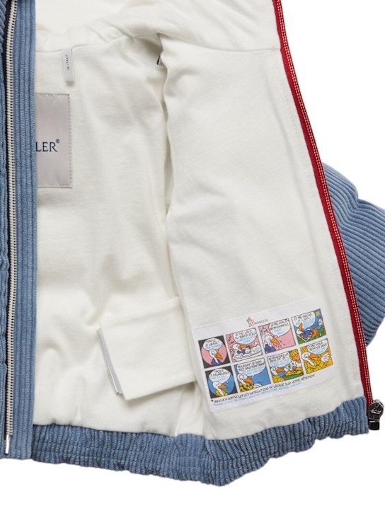 Moncler Puki hooded corduroy down jacket 4 Moncler Puki hooded corduroy down jacket