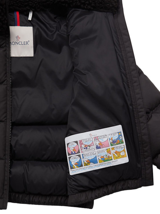 Moncler Vard tech teddy trimmed down jacket 4 Moncler Vard tech teddy trimmed down jacket