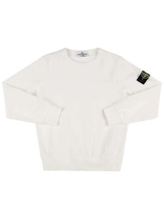 Stone Island Junior Cotton jersey crewneck sweatshirt